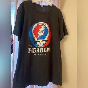 Alternative Apparel VTG Grateful Dead Steal Your Face Skull T Shirt Medium Ohio